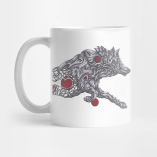 wolf king Mug